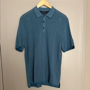 rag & bone Men's Teal Polo Shirt